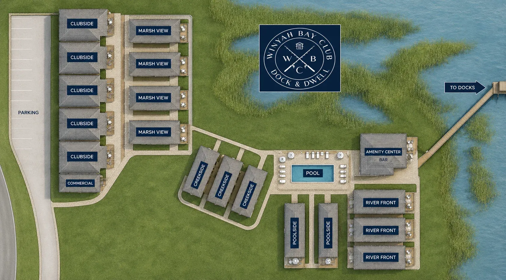 Winyah Bay Club Map