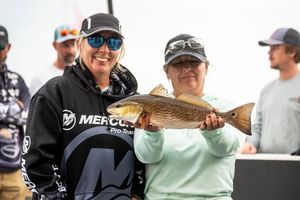 Red drum fishing near Winyah Bay, Georgetown SC